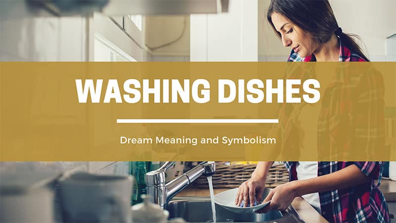 washing dishes dream